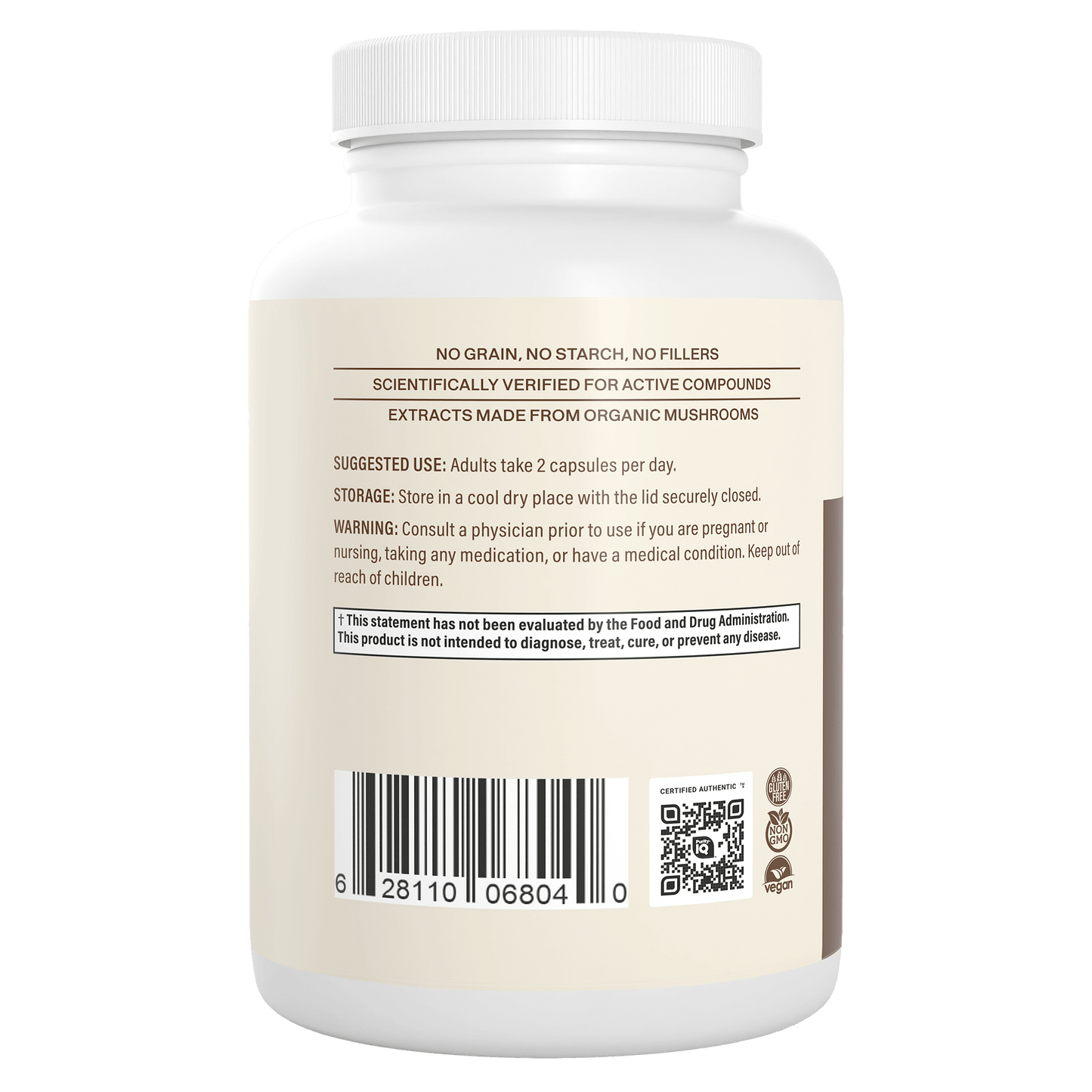 ORGANIC LION'S MANE EXTRACT CAPSULES