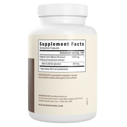 ORGANIC LION'S MANE EXTRACT CAPSULES